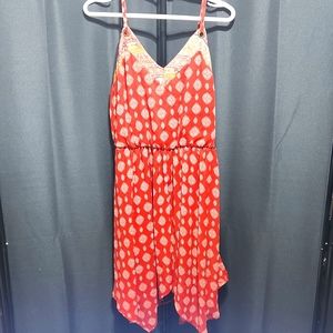 xhilaration size small rusty orange summer dress